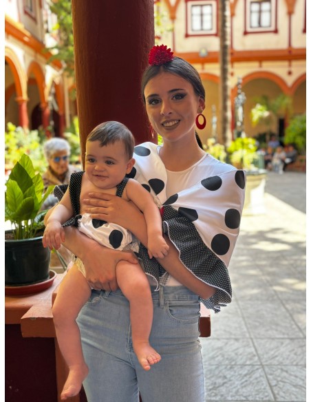 Cubrepañal bebé con tirantes