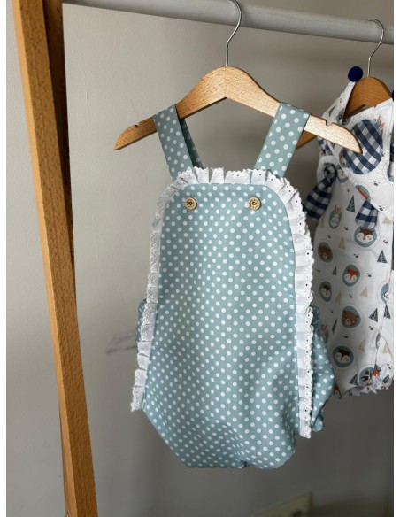 Ranita unisex LUNARES DE MENTA