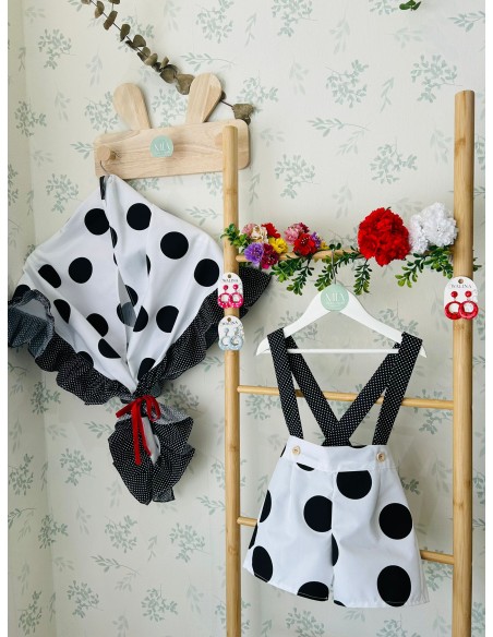 Pantalón con tirantes colección OLÉ