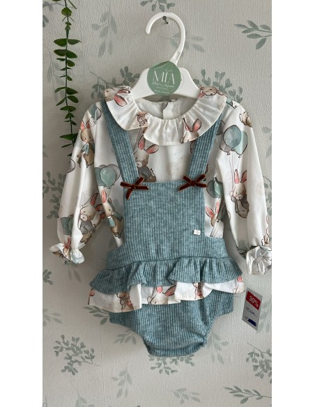 Conjunto de camisa y cubrepañal bailarina