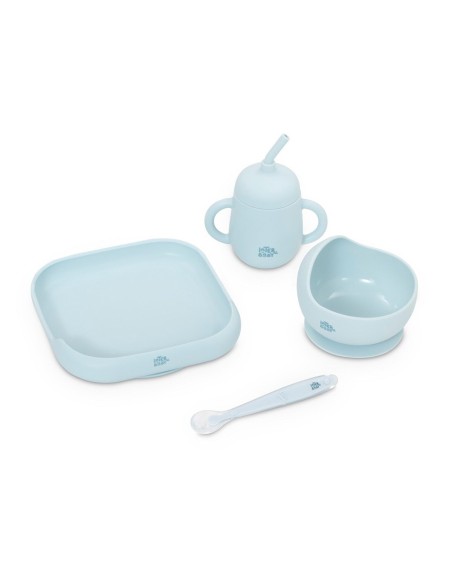 Set vajilla 4 pcs de silicona mockup Interbaby