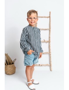 Camisa vichy niño Miajuela