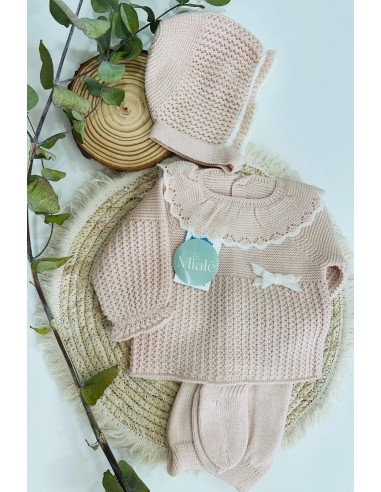 Conjunto 3 piezas nude AW 25-26