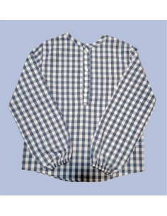 Camisa niño vichy azul